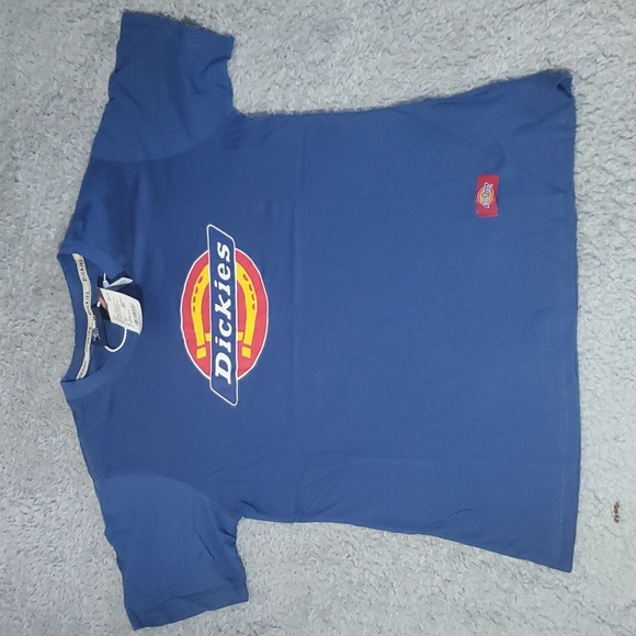 Dickies Dark Blue Horseshoe Logo T-Shirt - Picture 1 of 9